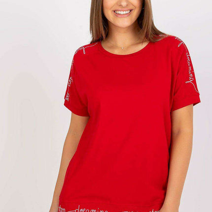 Chic Inscribed Blouse - Très Elite