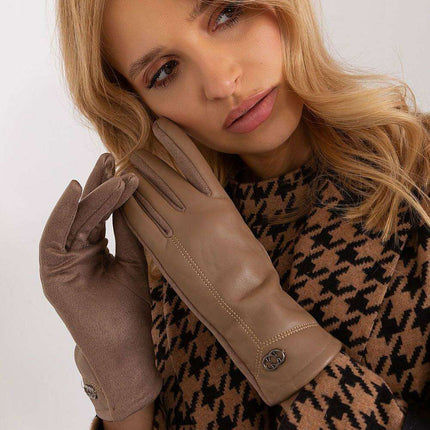 Chic Insulated Floral Touchscreen Gloves for Women - Très Elite