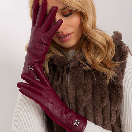 Chic Insulated Floral Touchscreen Gloves for Women - Très Elite
