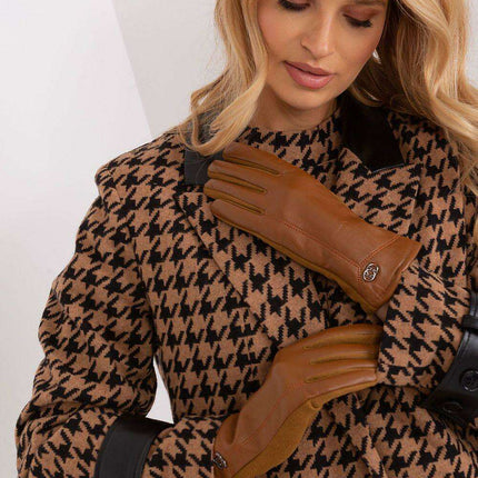 Chic Insulated Floral Touchscreen Gloves for Women - Très Elite