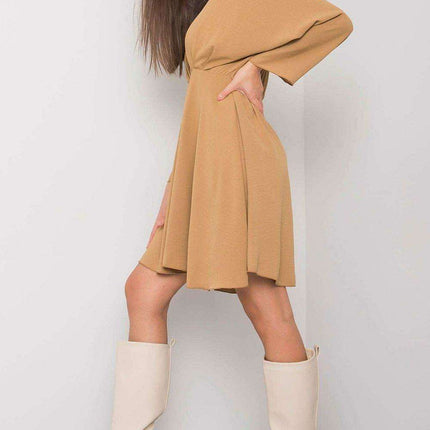 Chic Italian Flared Daydress Versatile Fashion Essential - Très Elite