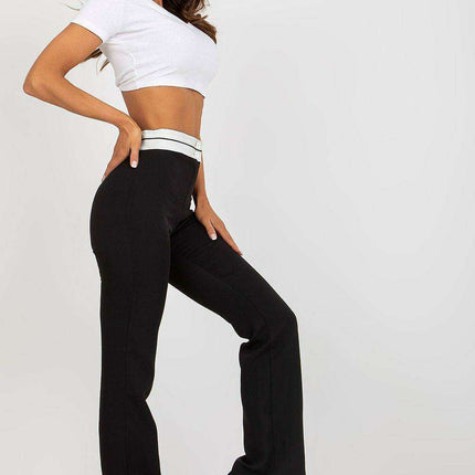 Chic Italian High Waisted Trousers For Modern Women - Très Elite