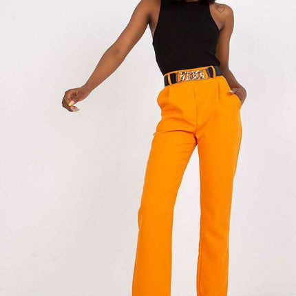 Chic Italian High Waisted Trousers For Women Essential