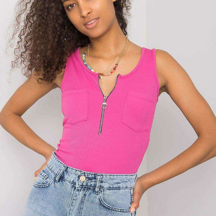 Chic Italian Summer Zip T Shirt From Italy Moda For Women - Très Elite