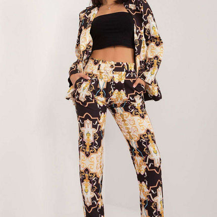 Chic Italy Moda Womens Suit Jacket And Trousers Set