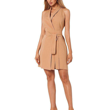 Chic Jacquard Wrap Dress for Effortless Style