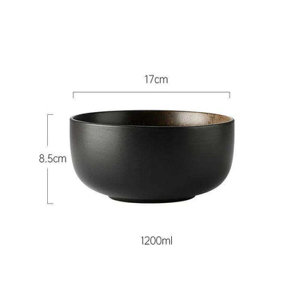 Chic Japanese Ceramic Noodle Bowl Set with Spoon and Chopsticks for Exquisite Dining Experience - Très Elite