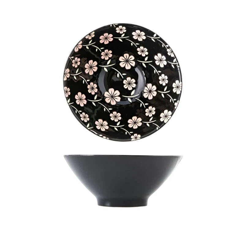 Chic Japanese Ceramic Ramen and Soup Bowl Collection - Essential for Elegant Dining Experiences - Très Elite