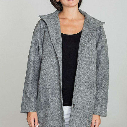 Chic Kimono Coat with Trendy Buttoned Sleeve Design - Très Elite