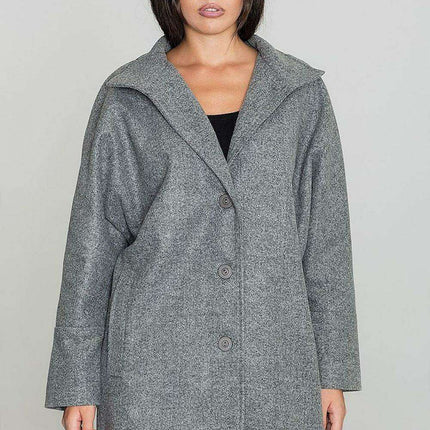 Chic Kimono Coat with Trendy Buttoned Sleeve Design - Très Elite