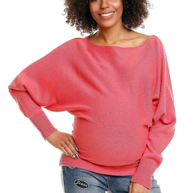 Chic Kimono Maternity Sweater - Stylish Comfort for Expecting Moms