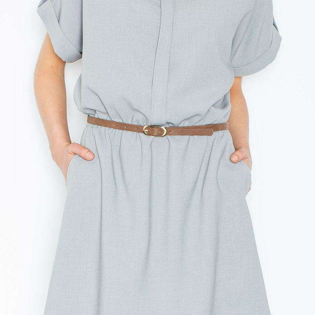 Chic Kimono Sleeve Button-Up Day Dress: Effortless Elegance for Any Occasion
