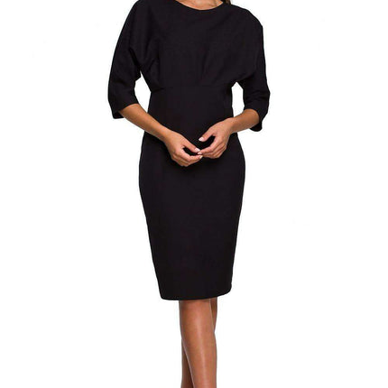 Chic Kimono Sleeve Day Dress for Effortless Elegance - Très Elite