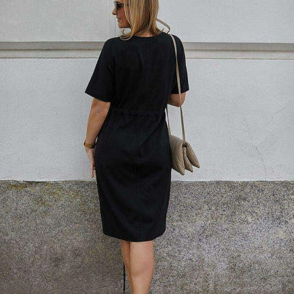 Chic Kimono Sleeve Knit Dress for Elegant Women by Aurora - Très Elite