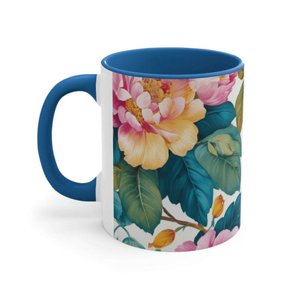 Chic Kireiina Two-Tone Ceramic Coffee Cup - Eye-Catching 11oz Mug - Très Elite