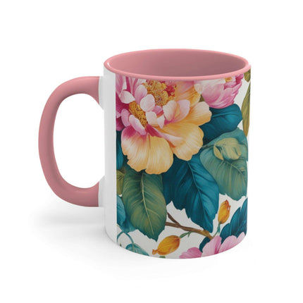 Chic Kireiina Two-Tone Ceramic Coffee Cup - Eye-Catching 11oz Mug - Très Elite