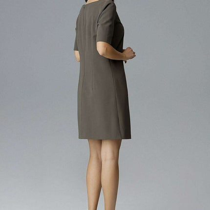 Chic Knee-Length Daily Elegance Dress - Très Elite