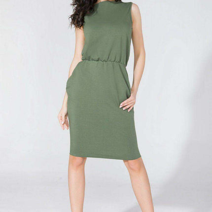 Chic Knit Daydress with Secret Pockets - Tessita Design 58992 - Très Elite
