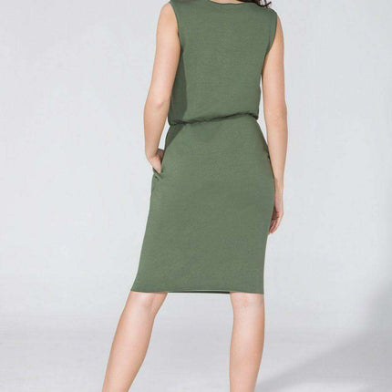 Chic Knit Daydress with Secret Pockets - Tessita Design 58992 - Très Elite