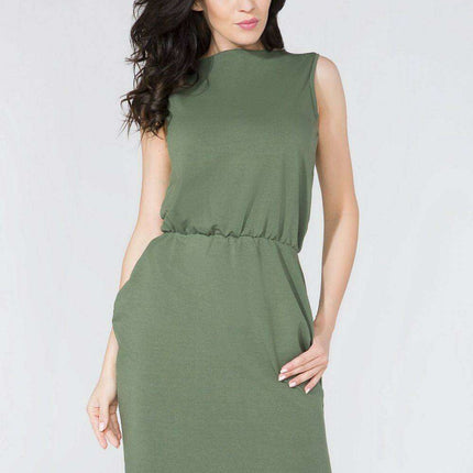 Chic Knit Daydress with Secret Pockets - Tessita Design 58992 - Très Elite