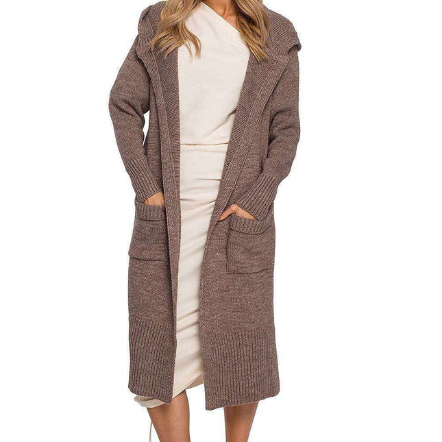 Chic Knit Hooded Cardigan - Très Elite