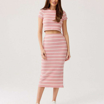 Chic Knitted Midi Skirt - Livya Elegance Collection - Très Elite