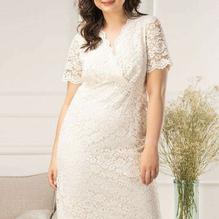 Chic Lace Pencil Midi Dress - Meggi