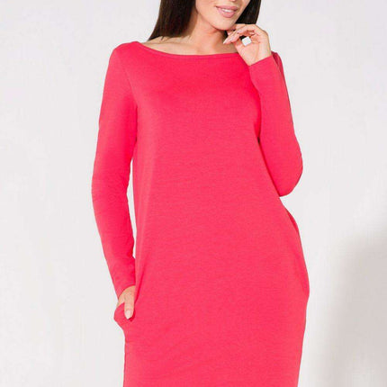 Chic Lace-Trimmed Sweatshirt Dress with Satin Bow Accent - Très Elite