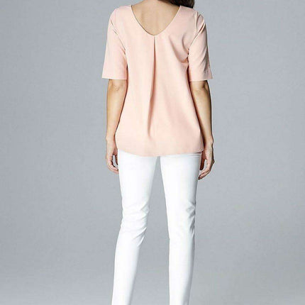 Chic Lenitif Relaxed Fit Blouse - Flaunt Your Silhouette with Grace - Très Elite
