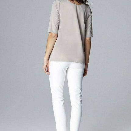 Chic Lenitif Relaxed Fit Blouse - Flaunt Your Silhouette with Grace - Très Elite