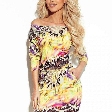 Chic Leopard Print Daydress with Pockets - Effortless Style Meets Comfort - Très Elite