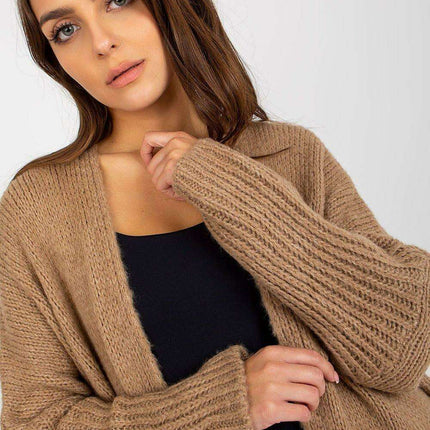 Chic Lettered Knit Cardigan for Effortless Style - Très Elite