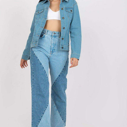 Chic Light Blue Denim Jacket Rue Paris Collection Edition