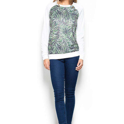 Chic Lightweight Pullover with Bold Graphic Design for Women by Katrus - Très Elite