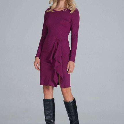 Chic Long Sleeve Evening Dress - Très Elite
