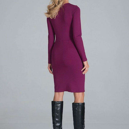 Chic Long Sleeve Evening Dress - Très Elite