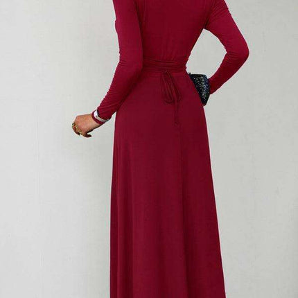 Chic Long Sleeve Fit and Flare Dress for Women - Très Elite