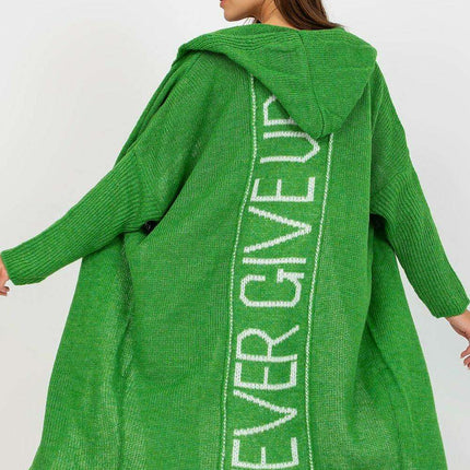 Chic Longline Hooded Knit Cardigan - Très Elite