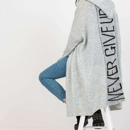 Chic Longline Hooded Knit Cardigan - Très Elite