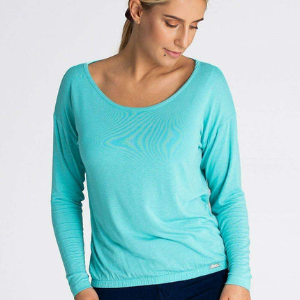 Chic Loose-Fit Round Neck Blouse with Drop Shoulder Design - Très Elite