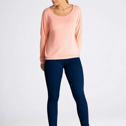 Chic Loose-Fit Round Neck Blouse with Drop Shoulder Design - Très Elite