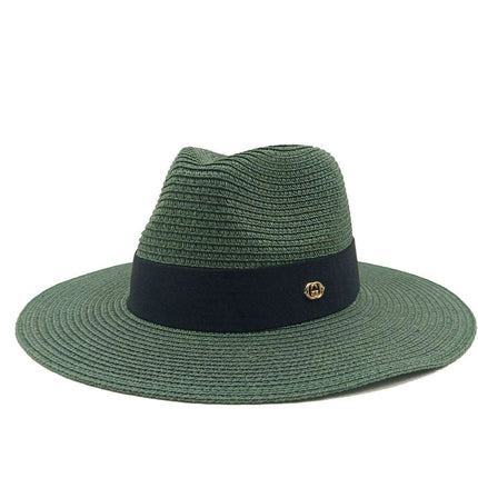 Chic Macaron White Straw Hat for Summer Travel - Essential Sun Protection for Beach Days 2023 - Très Elite