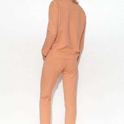 Chic Makadamia Elegance Tracksuit Set - Très Elite