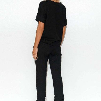 Chic Makadamia Lounge Tracksuit Ensemble - Très Elite