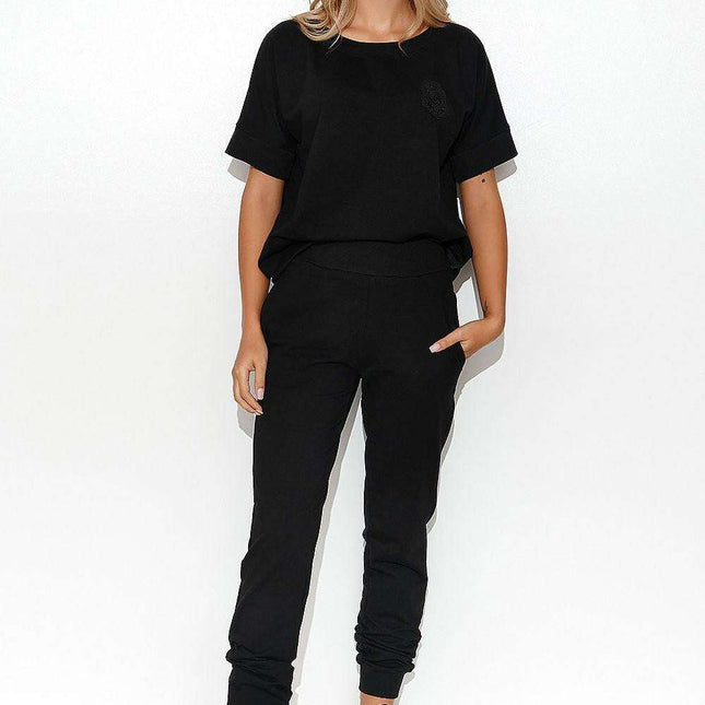 Chic Makadamia Lounge Tracksuit Ensemble - Très Elite