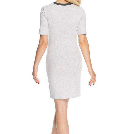 Chic Maternity Nightgown with Stylish Peekaboo Feature - Très Elite