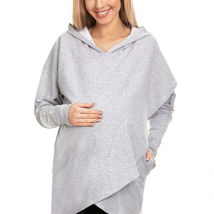 Chic Maternity Nursing Hoodie for Modern Moms - Très Elite