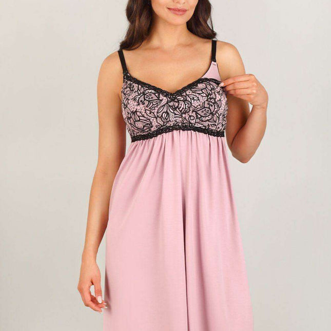 Chic Maternity and Nursing Nightshirt: Ultimate Comfort for Moms