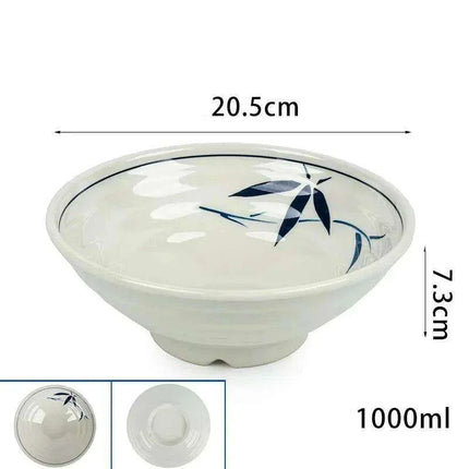 Chic Melamine Bowl for Ramen and Salad – Perfect for Home and Restaurant Use - Très Elite