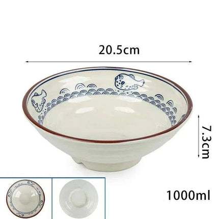 Chic Melamine Bowl for Ramen and Salad – Perfect for Home and Restaurant Use - Très Elite